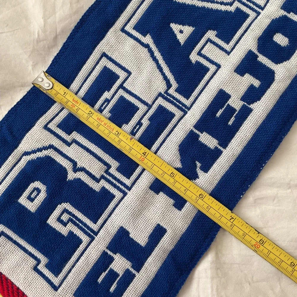 Real Madrid CF Official Soccer Futbol Knit Scarf El Mejor Club Del Mundo Spain